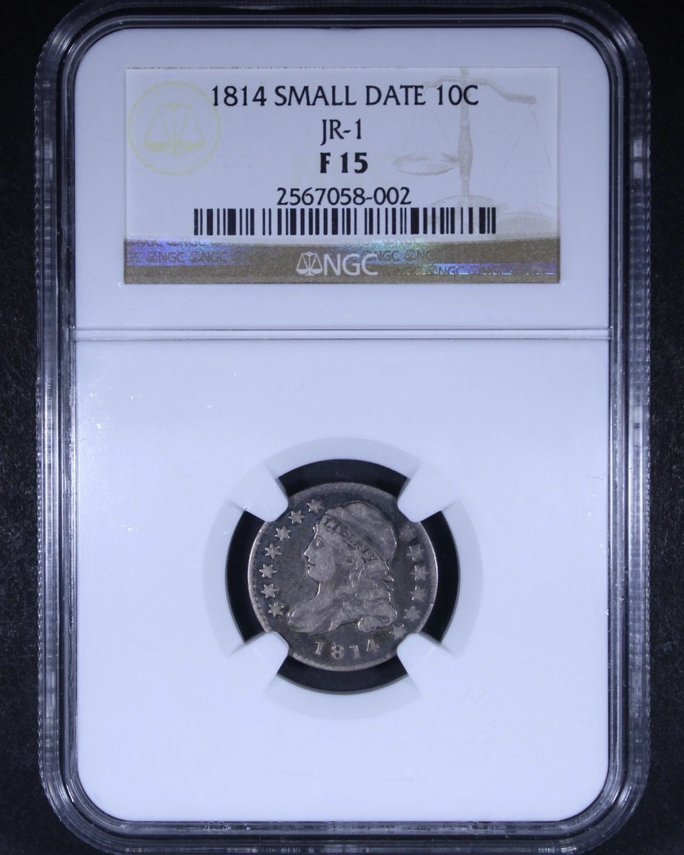 1814 Year Capped Bust Dimes (1809-1837) for sale | eBay