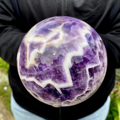 3.32LB Natural Dreamy Amethyst ball Quartz crystal Sphere Crystal Reiki
