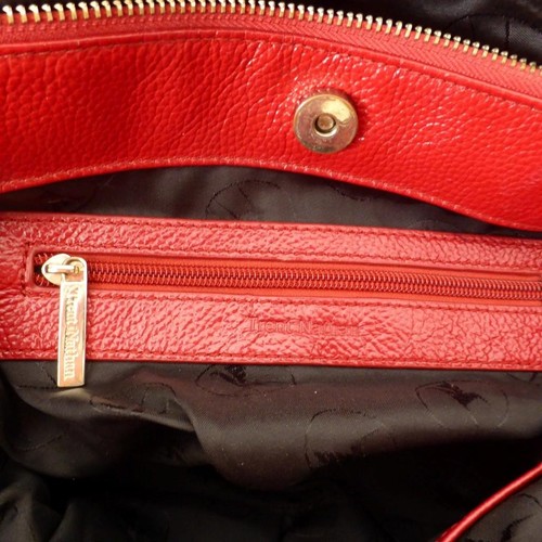 TRENT NATHAN Leather Loafers Size 39 & Red Leather Tote Bag - Picture 14 of 24
