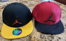 Jordan JumpMan SnapBack Cap Hat Adjustable Youth Lot Of 2