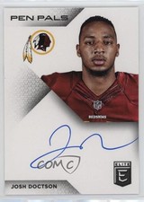 2016 Donruss Elite Pen Pals Josh Doctson #PP-JD Auto 7ba