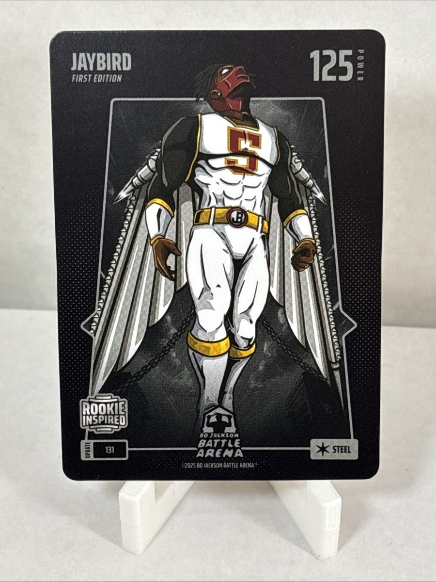 Bo Jackson Battle Arena Alpha Update Jaybird #131 Jayden Daniels Steel RC