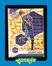 LAKERS Anthony Davis 2020-21 Panini Mosaic #141 Mosaic Reactive Orange $2MIN ORD