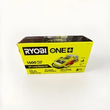 RYOBI ONE+ 18V 1600A Jump Starter with 2.0 Ah Battery and Charger P7110VNM