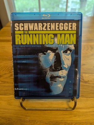 The Running Man 1987 Blu-ray Arnold Schwarzenegger Richard Dawson OOP - LIKE NEW