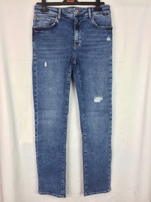Mavi Damen Jeans Daria Mid-Rise, Gaucho Blau Foggy Glam W27 L30