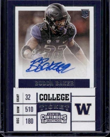 2017 Panini Contenders Draft Picks #195 Budda Baker Rookie Autograph