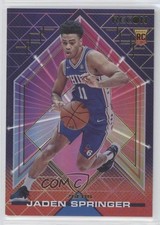 2021-22 Panini Recon Rookies Pink Jaden Springer #249 Rookie RC 0j8f