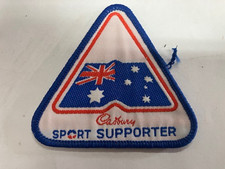 Cadbury Sport Supporter Cloth Patch Australia Approx 74mmx68mm