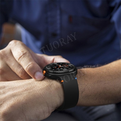 UK For Samsung Galaxy Watch 8 40mm 44mm/8 Classic 46mm Silicone Watch Strap Band - Picture 24 of 54