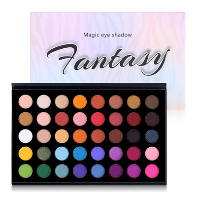 40 Colors High Pigmented Shimmer Matte Eyeshadow Makeup Palette Full Spectrum Ar