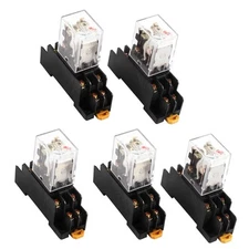 5Pcs DPDT AC 24V Power Relay GENERAL PURPOSE 8Pins