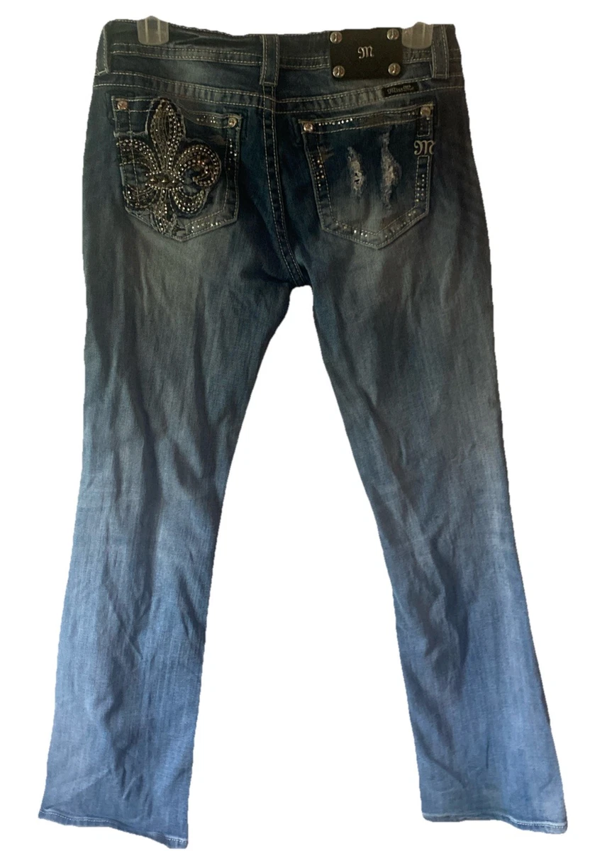 Jeans Miss Me Boot Cut – Taille 28 Femme – Poches à Rabat – Occasion Très Bon état