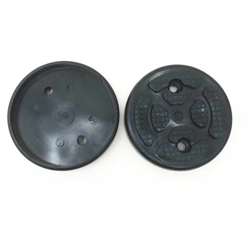 4 Pcs Black Round 115mm*20mm Round Rubber Arm Pads For Car SUV Lift Accessories - Image 3 of 4