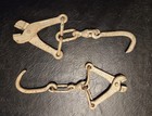 2 Vintage Chain Drum Lifter Barrel Rim Clamps Industrial Hoist  — photo 2