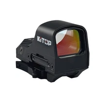 KiTOP 510C 1x30mm Red Dot Reflex Sights 3 MOA Multi-Reticle w/ Solar charging