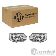 DIEDERICHS TUNING H7/H1 SCHEINWERFER SATZ SCHWARZ passend für VW TRANSPORTER