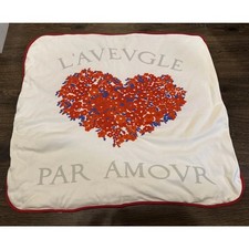 Gucci Baby Blanket Lavevgle Par Amovr White Red Blue Floral 80x80 cm authentic