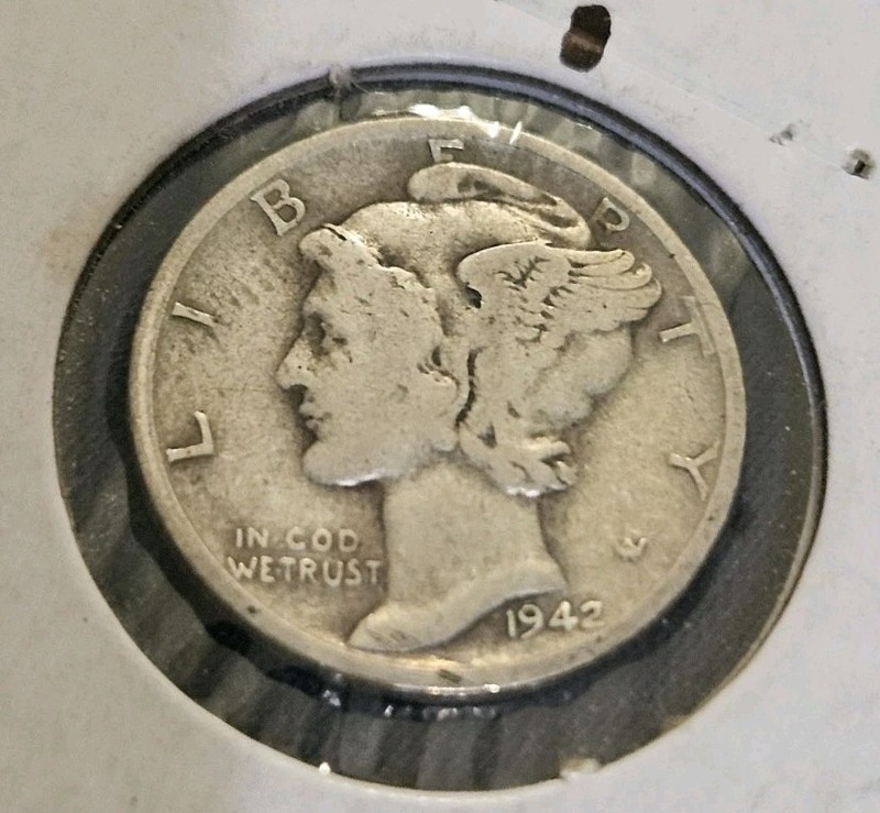1942-S Mercury Dime 90% Silver San Francisco