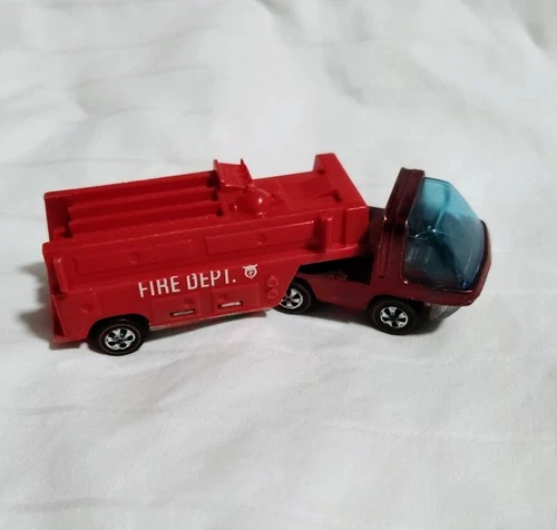 Hot Wheels Redline The Heavyweights Fire Truck 1969/1970 Red Enamel - Hong Kong