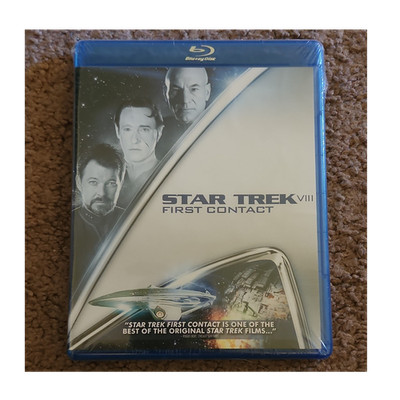 Paramount Star Trek VIII First Contact Blu-ray Widescreen Commentary Stewart