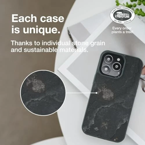 - Magnetic Bumper Case for iPhone 15 Pro Max Compatible with Camo Grey - Picture 4 of 8