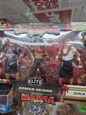 Samoan Dynasty Roman Reigns Afa & Sika  WWE Elite 3 Pack (Never Opened)