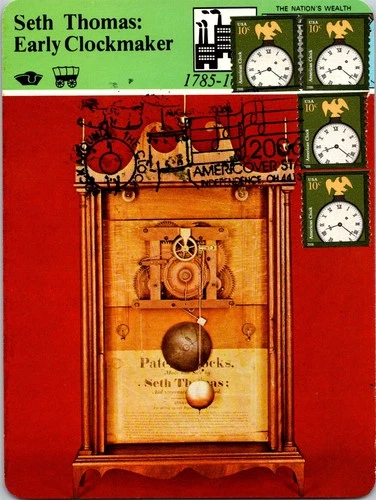 Dr Jim Stamps Maximum Card American Clock 10C Set Of 4 Fdc