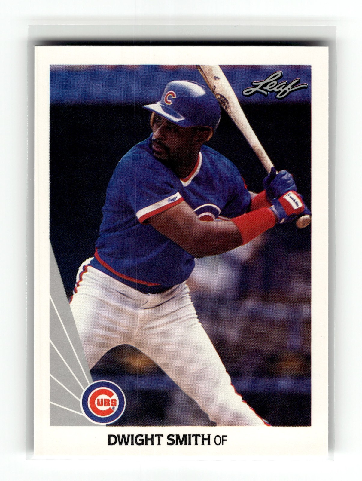 Dwight Smith 1990 Leaf #255 Chicago Cubs