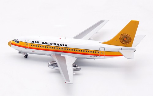 INFLIGHT 1:200 Air California Boeing B737-100 Diecast Aircraft Jet Model N471GB - Picture 3 of 12
