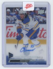 2022-23 Upper Deck Clear Cut Rookie High Gloss Owen Power Auto 04/10