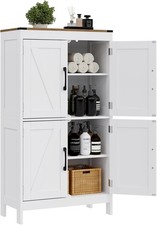 Bathroom Floor Storage Cabinet 23.63L x 11.8W x 43.3H inch Modern Bathroom
