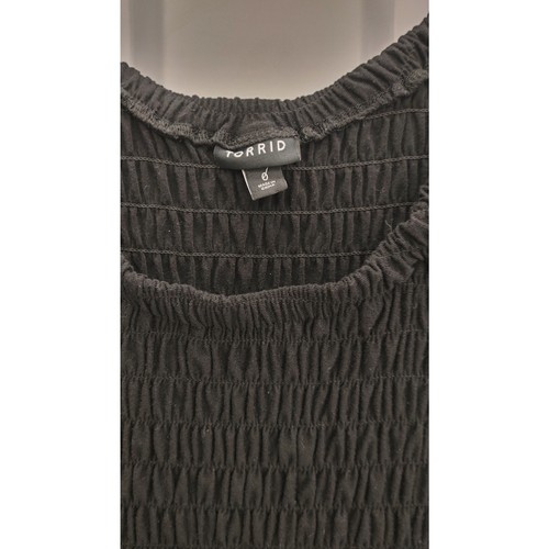 Torrid Dress Mini Challis Smocked Tropical Sz 0 = Large/12 NWOT - Picture 3 of 6