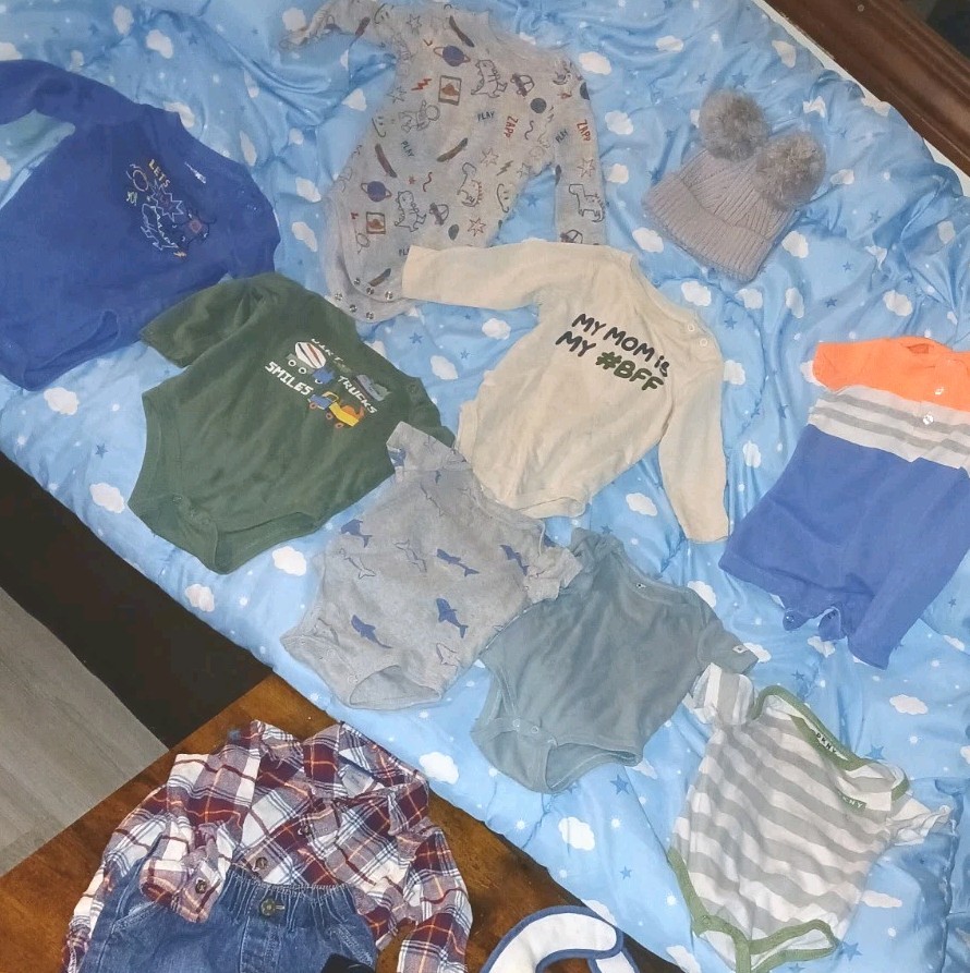 Baby Boy Clothing Lot 6/9 Months 16 Items