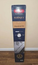 Polished chrome handrail kit. New in box. Suitable for indoor and outdoor  use