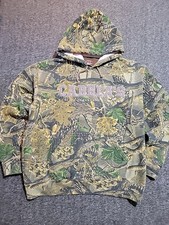 Cabela s Womens Sz MED Seclusion 3D Camo Pullover Hoodie Pink Hunting Spellout