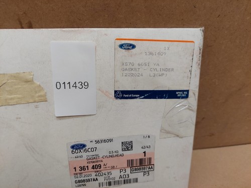 Ford Transit Connect Cylinder Head Gasket 1.8 Zetec-E 02-12 1361409 Genuine NEW - Picture 5 of 10