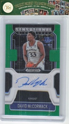 2022 Panini Prizm Draft Picks #SS-DMC David McCormack Sensational Signatures