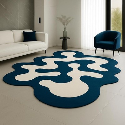 Handmade Rug | Irregular Rug | Wool Rugs | Living Room Rug | Tufted A387