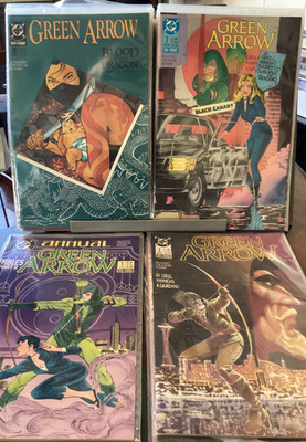 37 COMIC LOT GREEN ARROW #1-5 & 7-35 + ANNUALS 1 2 3 DC 1988 SERIES