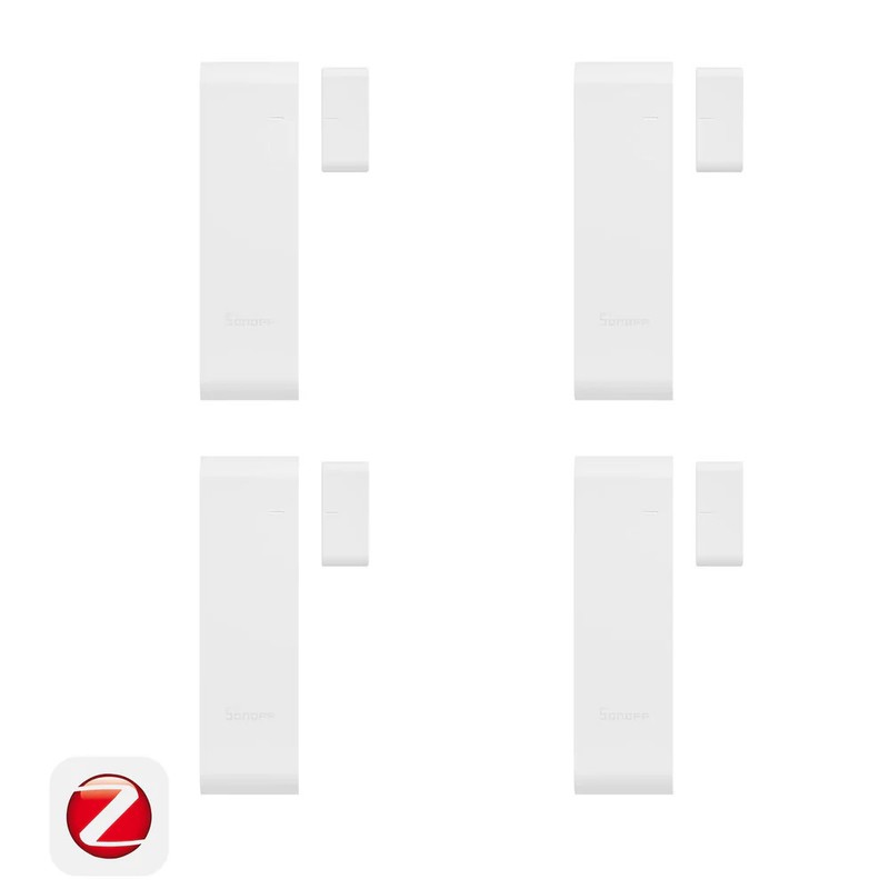 4Pack SONOFF Zigbee Door Window Sensor Smart Security Alarm Tamper Alert UK