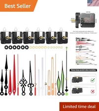 Quiet Accurate 28mm Clock Movement with 6 Stylish Hands for Personalization