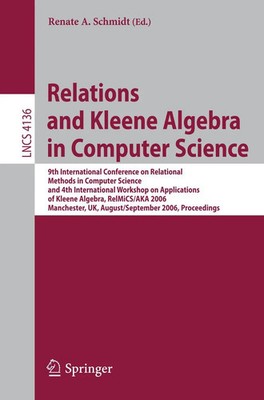 Renate Schmidt | Relations and Kleene Algebra in Computer Science | Taschenbuch