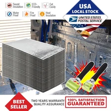 16 ~ 112SQFT Sound Deadener Mat Noise&Heat Shield Insulation Car Van Hood Trunk