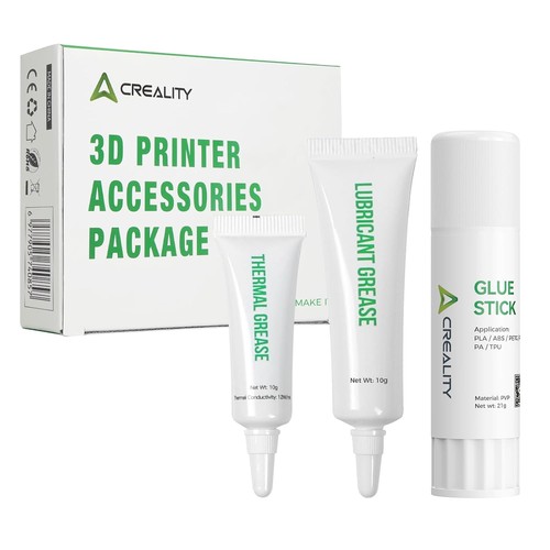 Creality 3D Printer Glue Stick&Thermal Paste&Lubricant for Build Plate
