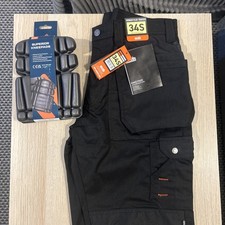 Scruffs Black Working Trousers Size 36"