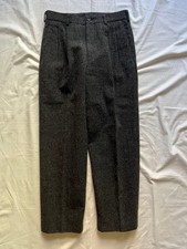 COMME des GARCONS HOMME Wool Tuck Pants Men Size S Charcoal Used Street Style