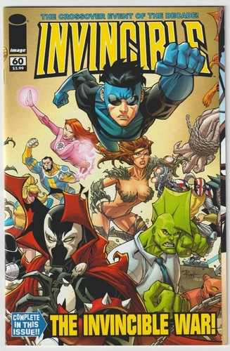 Invincible #60 Wraparound Crossover Event 1st print Kirkman Ottley Amazon Prime