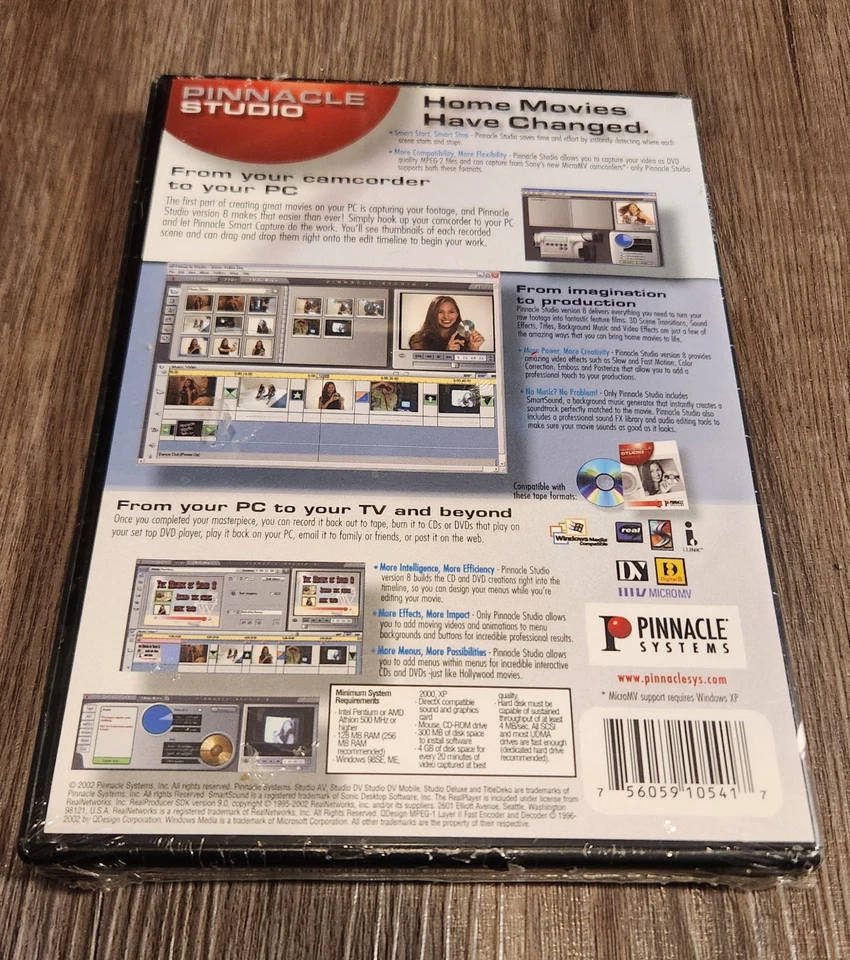 Pinnacle Studio Version 8 Professional Movie Making System New Sealed - Image 2 of 2