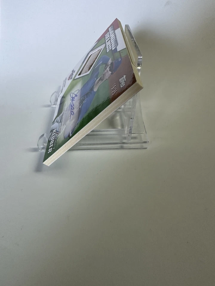 2021 Topps 开幕日科里·克鲁伯签名 19/25 钻石遗迹游戏污垢 #ADR-CK — 第 4/4 张图片